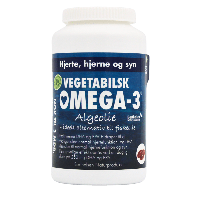 Omega-3 vegetabilsk 180 kapsler